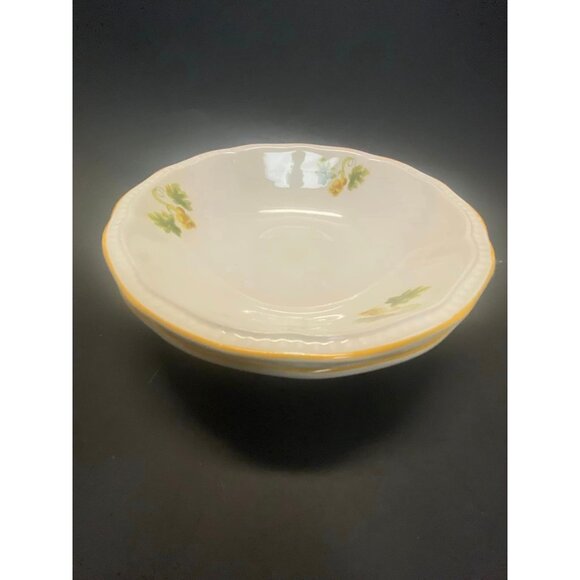 2 Bowls Cereal  Kensington Staffordshire Ironstone England  SUSSEX R3027 - Picture 4 of 5